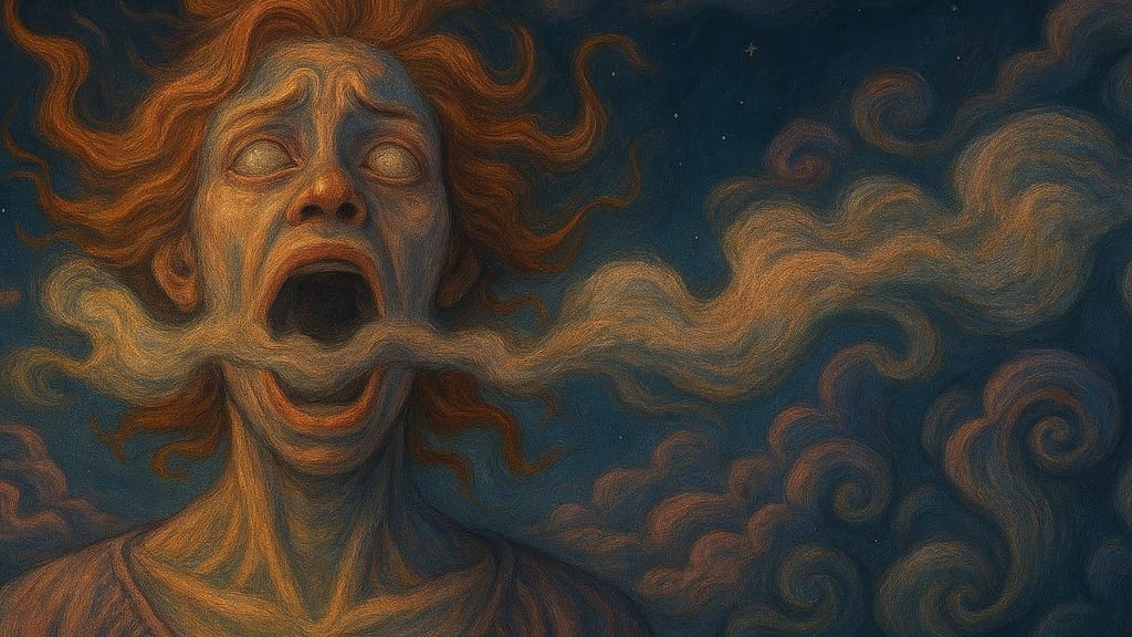 Not being able to scream in a dream